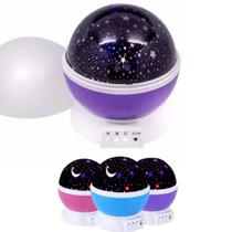 Projetor Estrelas Led Para Mesa De Cabeceira Leve E Compacta