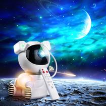 Projetor Galaxy HODANS Astronaut com lâmpada lunar para crianças