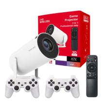 Projetor Game 2 em 1 com 2 Controles Modelo HY300 - OEM