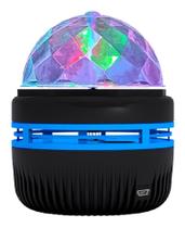 Projetor Globo Galaxy Portátil Usb Giratório Led Rgb Festa