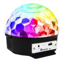 Projetor Holográfico Bola Maluca Bluetooth Led Rgb Mp3 20w