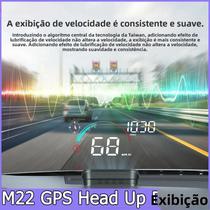 Projetor HUD GPS Universal M22 Para Carros, Velocímetro LCD HD Para Todos Os Veículos Projetor HUD GPS Universal M22 Para Carros, Velocímetro LCD HD Para Todos Os Veículos