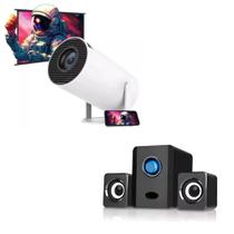 Projetor HY300 E CAIXA DE SOM