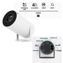 Projetor HY300 Pro 4K Portátil com Bluetooth