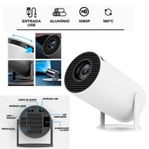 Projetor HY300 Pro 4K Wi-Fi Bluetooth Cinza Projetor HY300 Pro 4K Wi-Fi Bluetooth Cinza