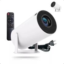 Projetor HY300, suporte 4K 1080P, Android 11 Smart, mini projetor portátil, projetor de filme girató