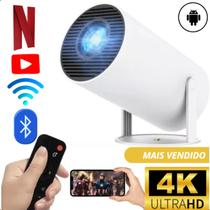 Projetor Hy300pro-4k Hd Wifi- Mini Projetor Portátil som integrado moderno