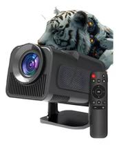 Projetor HY320 Android 13 com Wi-Fi 6 Bluetooth HDMI 390 ANSI para Home Theater