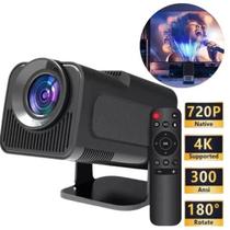 Projetor HY320 Android 13 HDMI Bluetooth Wi-Fi 6 Ideal para Home Cinema 4K