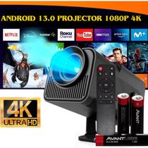 Projetor HY320 com Netflix e Apps Android 1, Bluetooth HDMI e Tela Gigante - Smart Projetor