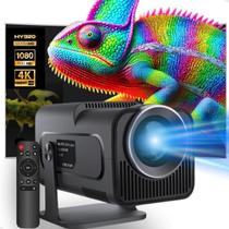 Projetor Hy320 Mini Portátil 4K HD Sistema Android 110v/220v