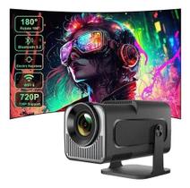 Projetor Hy320 Pro 4K Ultra Hd Android 13 Wifi6 Smart Tv Bluetooth 390 ANSI Hdmi Lançamento 2025 Projetor Hy320 Pro 4K Ultra Hd Android 13 Wifi6 Smart Tv Bluetooth 390 ANSI Hdmi Lançamento 2025