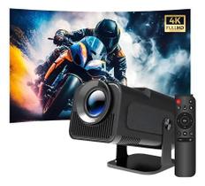 Projetor Hy320 Pro 4K Ultra Hd Android 13 Wifi6 Smart Tv Bluetooth 390 ANSI Hdmi