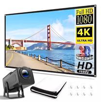 Projetor Hy320 + Tela De Projeção 100 Polegadas 16:9 Dobravel - NoBrand Projetor Hy320 + Tela De Projeção 100 Polegadas 16:9 Dobravel - NoBrand