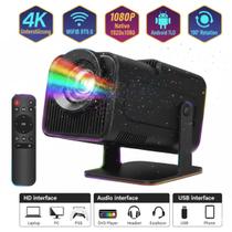 Projetor HY320 WiFi Bluetooth Android Full HD Portátil Cinema Em Casa 4K