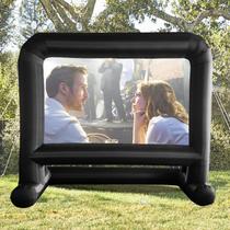 Projetor Inflável HuaKastro - Tela de Cinema de 4,3m (104 Polegadas)