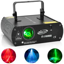 Projetor Laser 1w Rgb 1000mw Desenho Efeito Som Auto dmx Dj