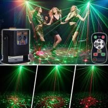 Projetor Laser R&G Com 60 Padrões YSHR10, Efeito De Luz Para Festas DJ, Decoração De Bar, Quarto E