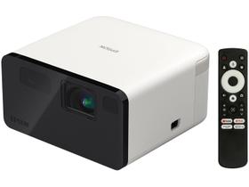 Projetor Laser Smart EpiqVision EF-21W Smart Streaming Resolução 1920x1080 Alto-falante integrado Wi-Fi e Bluetooth USB HDMI Branco