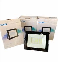 Projetor LED 30W 6500K preto - Elgin