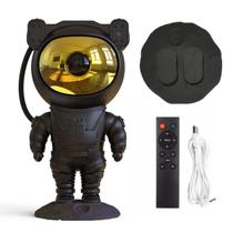 Projetor Led Astronauta Estrela Galaxia USB Espaço Nebulosa Decoraçao Mesa Quarto Sala Casa Espacial Cosmico