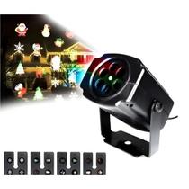 Projetor Led Decoração de Natal Papai Noel Bivolt Luz RGB