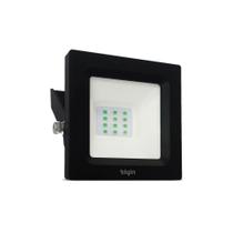 Projetor led elgin refletor 10w 6500k verde bivolt Projetor led elgin refletor 10w 6500k verde bivolt