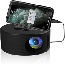 Projetor LED HURRISE Mini 1080p HD com a mesma função de tela