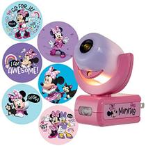 Projetor LED Minnie Mouse, luz noturna, 6 imagens - Disney