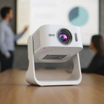 Projetor LED Multimídia Full HD 1080p 7000 Lumens HDMI USB Som Integrado e Bolsa Completo Projetor LED Multimídia Full HD 1080p 7000 Lumens HDMI USB Som Integrado e Bolsa Completo