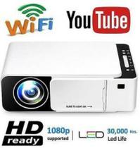 Projetor Led Portátil Espelhamento Wifi 2500 Lúmens Com Youtube T5 Pronta Entrega Portátil home theater