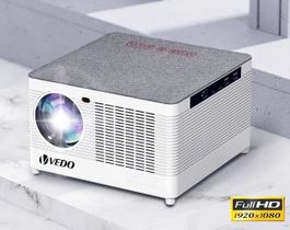 Projetor LED Portátil LCD Full HD 1920X1080p 5G 4000 Lumens Multimídia Home Theater USB HDMI - Vedo Projetor LED Portátil LCD Full HD 1920X1080p 5G 4000 Lumens Multimídia Home Theater USB HDMI - Vedo
