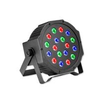 Projetor LED Spotlight 18 RGB 4 em 1 DMX512 18W