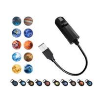 Projetor LED USB Luz Noturna Lâmpada Da Lua Para Halloween E Natal Decoração De Quarto Luz De