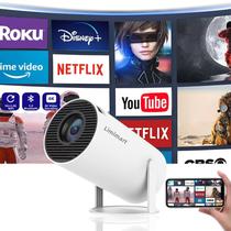 Projetor Limimart 5G WiFi 4K com suporte Bluetooth 5.0 130"