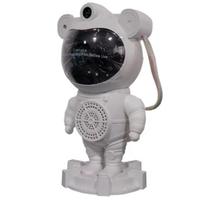 Projetor Luminária Astronauta Com Caixa Som Bluetooth