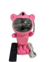 Projetor/Luminária Astronauta Cores - De Luz Noturna Com Caixa de Som Bluetooth e Galaxy Star