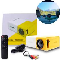 Projetor Mini Filme Hd Lcd Datashow Full Hd Portátil Tv Yg300 Espelhamento