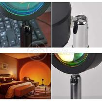 Projetor Mini Ring Light Sunset Tik Tok Usb Pôr Do Sol Nº4 Projetor Mini Ring Light Sunset Tik Tok Usb Pôr Do Sol Nº4