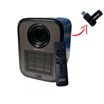 Projetor Multimídia com Sistema de Som Home Theater Integrado Sistema Operacional Android 9.0 + Pendrive 16 Gigas