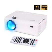 Projetor Multimídia Portátil Full HD PJ002 Conexões HDMI, USB alta definição