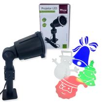 Projetor Natal Led Luzes Laser Espeto Jardim Slides Desenho