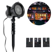 Projetor Natal Led Natalino Laser Espeto Jardim 5W Bivolt Projetor Natal Led Natalino Laser Espeto Jardim 5W Bivolt