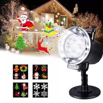 Projetor Natalino De Led Desenhos De Natal Prova D' Agua Projetor Natalino De Led Desenhos De Natal Prova D' Agua
