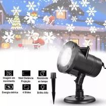 Projetor Natalino Laser Led Desenhos Natal Á Prova Dagua