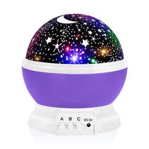 Projetor Night Light Star RICKLY para crianças com 12 cores claras