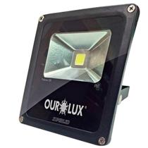 Projetor Ourolux SuperLED Slim 30W 6400K Preto Projetor Ourolux SuperLED Slim 30W 6400K Preto