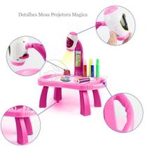 Projetor Para Desenho Infantil Aprendizagem Robo Rosa Projetor Para Desenho Infantil Aprendizagem Robo Rosa