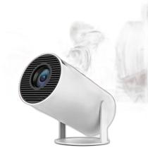 Projetor Portátil 1080P Branco Wifi Bivolt Alto Falante