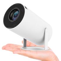 Projetor Portátil 1080p Wifi Branco Bivolt Suporta 4k Hdmi